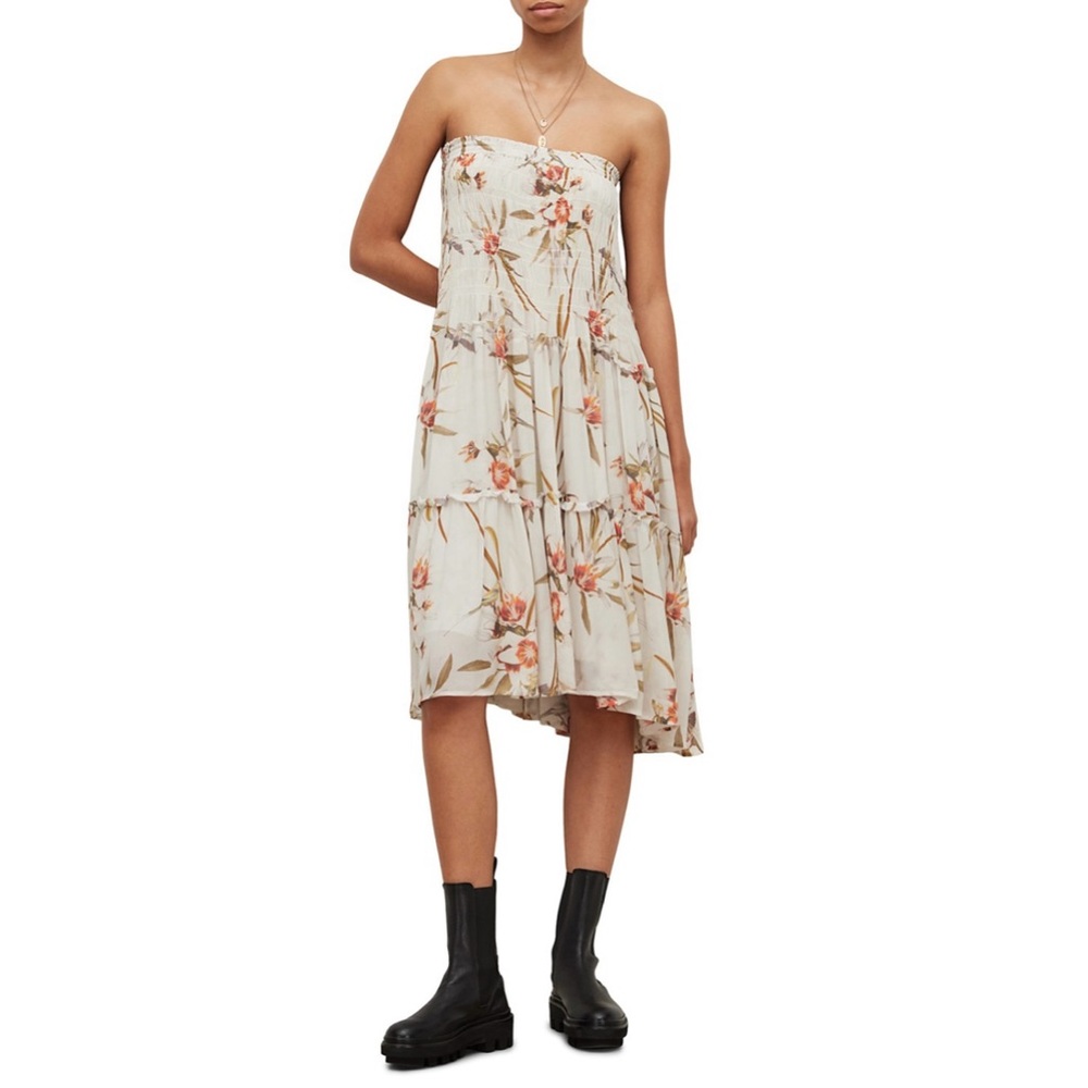 ALLSAINTS Ellie Dorada Dress Size 2. NWT - Picture 2 of 16